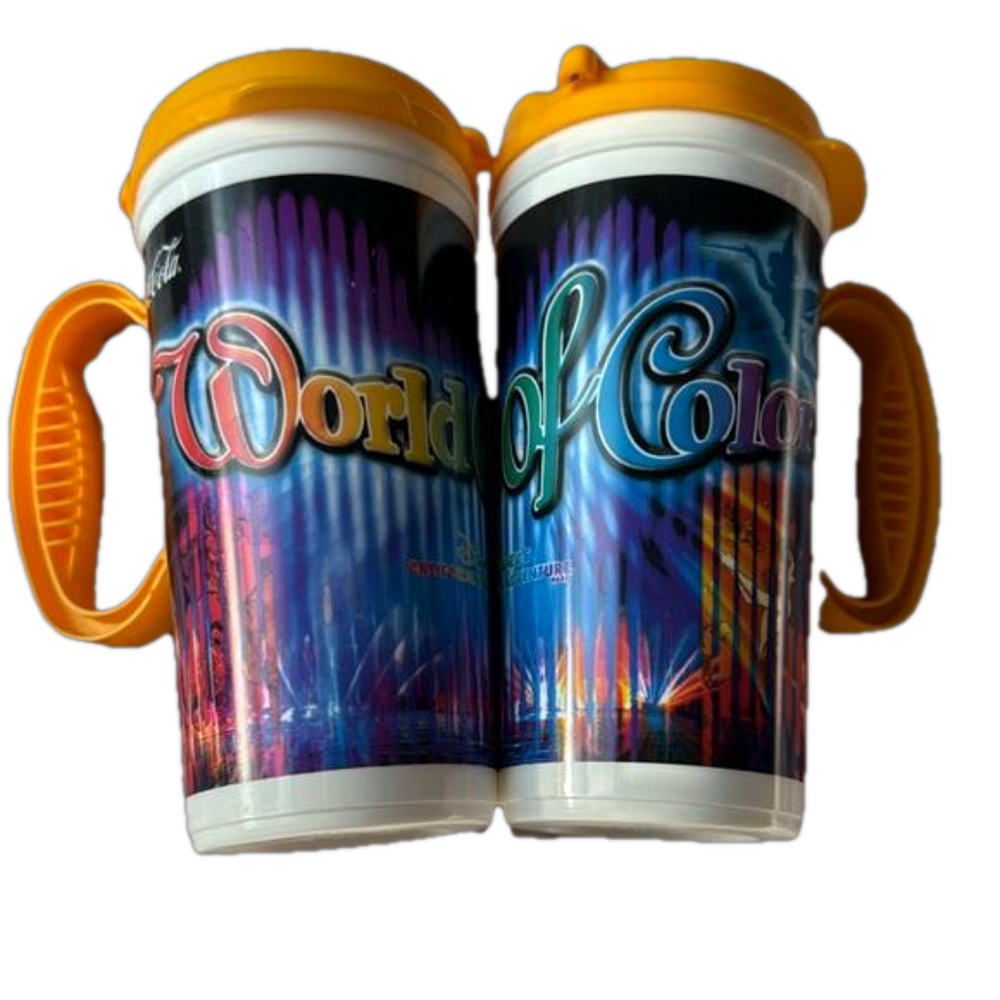 Disney World Of Color Plastic  Cups/Mugs